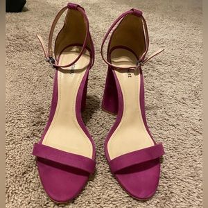 Schutz Suede High Heel Sandals Size 10